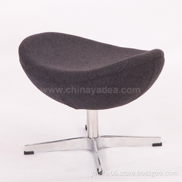 Commercial furniture leisure chair fabric egg chair stool ottoman